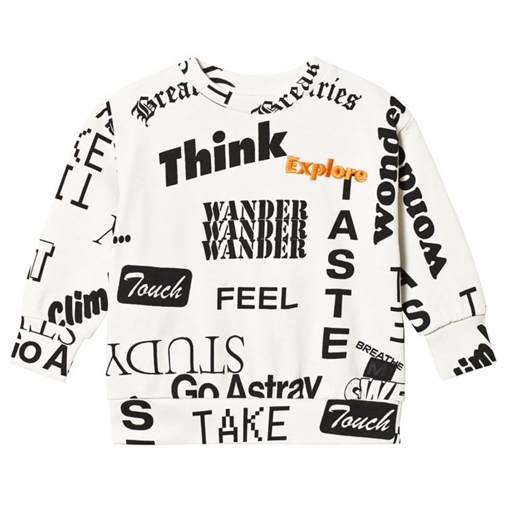 NWT Molo Madsim Words Sweatshirt